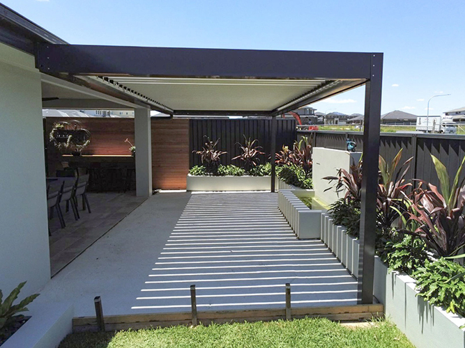 BREALU Bioclimatic Aluminum Pergola Receives High Praise from Singaporean Customers